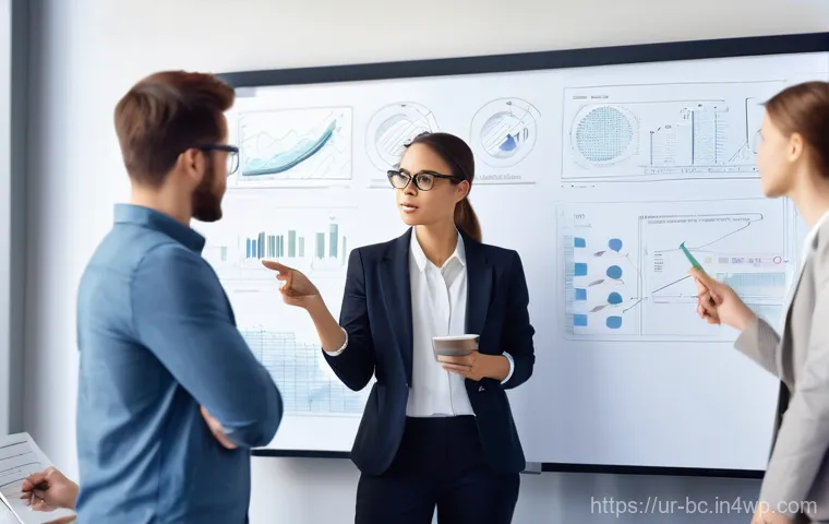 즉흥 움직임을 위한 정신적 준비 - **Prompt: Agile Problem-Solving Team in a Modern Workspace**
A diverse team of professionals (me...